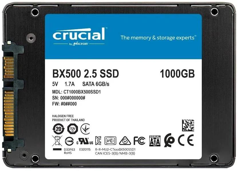 Crucial 1TB SSD BX500