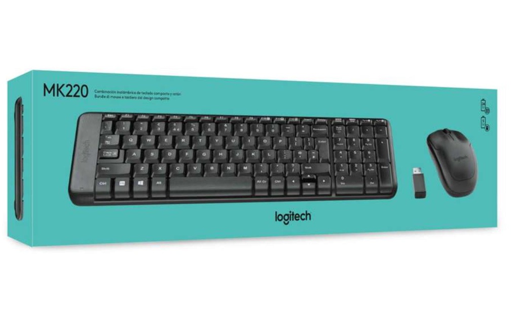 Logitech MK220 Wireless Mouse and Keyboard Combo