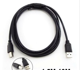 [Generic-Cable-USB-A-B] كيبل طابعة Printer Cable USB type A to type B 5m