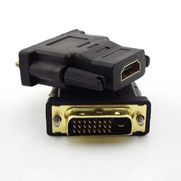 [Generic-HDMI-DVI] محول HDMI إلى DVI-D وصلة HDMI Female to DVI-D male